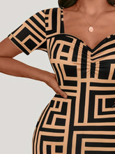 Load image into Gallery viewer, Sassy Plus Size Sweetheart Mini Dress
