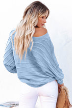 Load image into Gallery viewer, Round Neck Long Sleeve Knit Top
