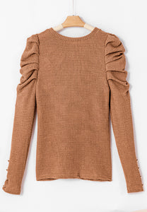Sassy Puff Sleeve Blouse