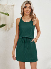 Load image into Gallery viewer, Sassy Scoop Neck Sleeveless Dress

