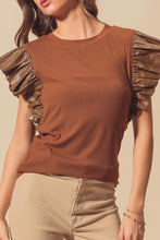 Load image into Gallery viewer, Sassy Ruffled Cap Sleeve Blouse
