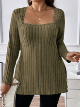 Load image into Gallery viewer, Sassy Square Long Sleeve Top

