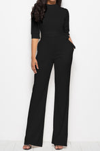 Load image into Gallery viewer, Tie-Waist Half Sleeve Jumpsuit
