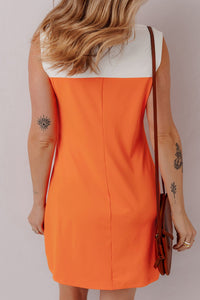 Sassy Sleeveless Mini Dress