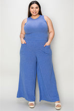 Load image into Gallery viewer, Sassy Ribbed Tank and Wide Leg Pants Set
