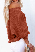 Load image into Gallery viewer, Round Neck Long Sleeve Knit Top
