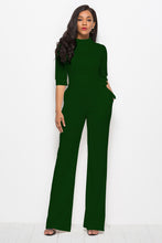 Load image into Gallery viewer, Tie-Waist Half Sleeve Jumpsuit
