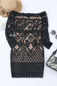 Sassy Off-Shoulder Lace Dress