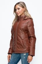 Load image into Gallery viewer, Pocketed Zip Up Puffer Jacket
