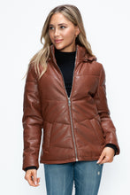 Load image into Gallery viewer, Pocketed Zip Up Puffer Jacket
