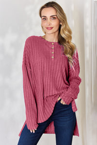 Full Long Sleeve High-Low T-Shirt