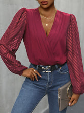 Load image into Gallery viewer, Sheer Long Sleeve Bodysuit
