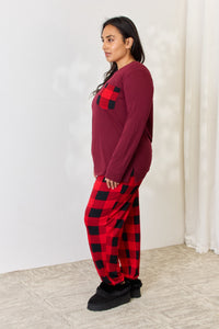 Plaid Pajama Set