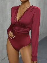 Load image into Gallery viewer, Laced Long Sleeve Bodysuit
