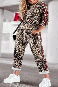Sassy Leopard Pants Set