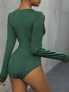Laced Long Sleeve Bodysuit