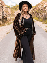 Load image into Gallery viewer, Embroidery Long Sleeve Cardigan

