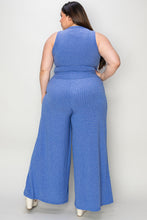 Load image into Gallery viewer, Sassy Ribbed Tank and Wide Leg Pants Set
