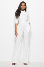 Load image into Gallery viewer, Tie-Waist Half Sleeve Jumpsuit

