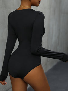 Laced Long Sleeve Bodysuit