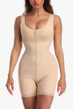 Load image into Gallery viewer, Zip-Up Lace Detail Shapewear
