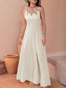 Sassy Sleeveless Maxi Dress