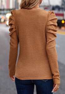 Sassy Puff Sleeve Blouse