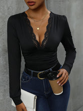 Load image into Gallery viewer, Laced Long Sleeve Bodysuit
