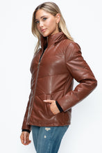 Load image into Gallery viewer, Pocketed Zip Up Puffer Jacket
