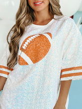 Load image into Gallery viewer, Sequin Football Oversize Top
