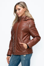 Load image into Gallery viewer, Pocketed Zip Up Puffer Jacket
