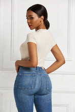 Load image into Gallery viewer, Sassy Scoop Neck Short Sleeve Bodysuit
