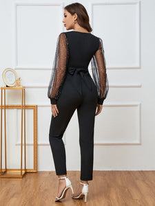 Black Long Sleeve Jumpsuit