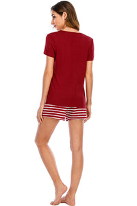 Graphic Short Sleeve Lounge Set