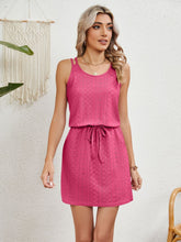 Load image into Gallery viewer, Sassy Scoop Neck Sleeveless Dress
