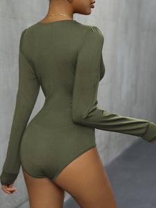 Laced Long Sleeve Bodysuit
