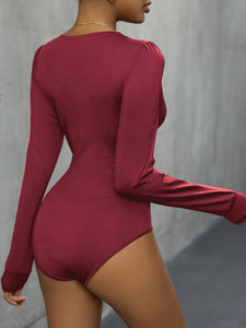 Laced Long Sleeve Bodysuit