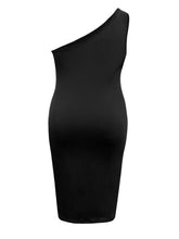 Load image into Gallery viewer, One Shoulder Sleeveless Dress

