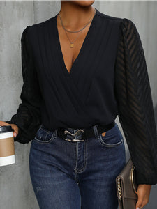 Sheer Long Sleeve Bodysuit
