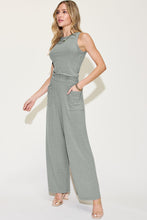 Load image into Gallery viewer, Sassy Ribbed Tank and Wide Leg Pants Set
