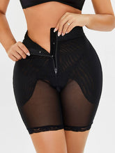 Load image into Gallery viewer, High-Waisted Lace Trim Shaping Shorts
