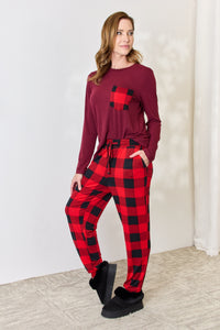Plaid Pajama Set
