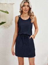 Load image into Gallery viewer, Sassy Scoop Neck Sleeveless Dress
