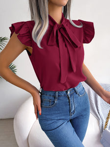 Sassy Tie Blouse