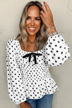 Load image into Gallery viewer, Sassy Polka Dot Blouse
