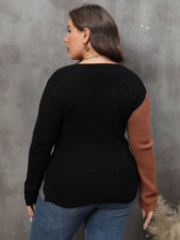 Load image into Gallery viewer, Sassy Two-Tone Sweater
