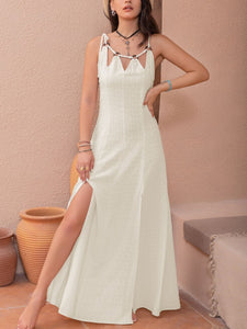 Sassy Sleeveless Maxi Dress