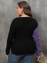 Load image into Gallery viewer, Sassy Two-Tone Sweater
