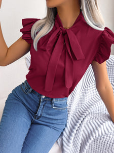 Sassy Tie Blouse