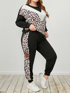 Sassy Leopard Sweatsuit Set
